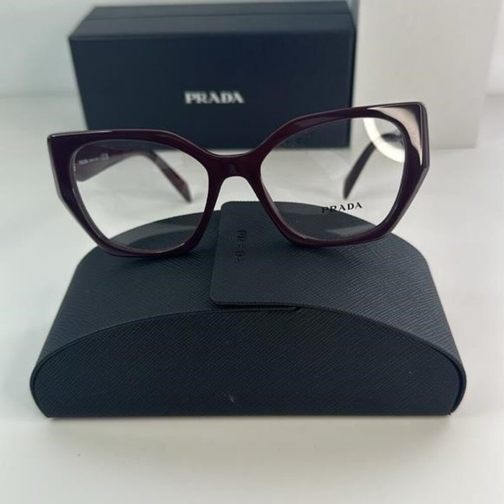 New Authentic Prada PR 18WV VIY1O1 52 - Garnet Eyeglasses - Picture 11 of 12